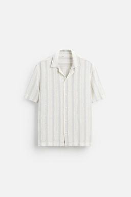 STRIPED TEXTURED SHIRT - Zara фото 14