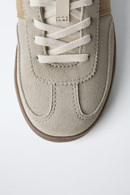 SPLIT SUEDE TRAINERS - Zara фото 4