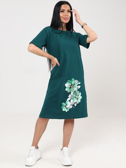 IV-CAPRIZ Антуриум - туника изумрудный