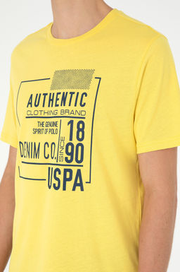 Мужская желтая футболка - U.s. polo assn фото 7