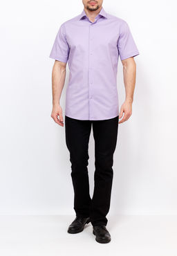 Сорочка мужская короткий рукав GREG 720/107/3823/Z STRETCH  фото 8