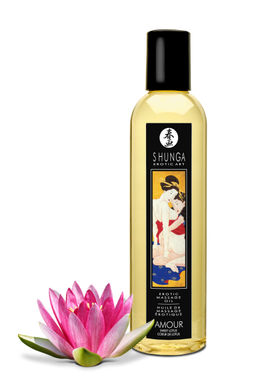 Масло для массажа Shunga Amour Sweet Lotus, возбуждающее, 240 мл