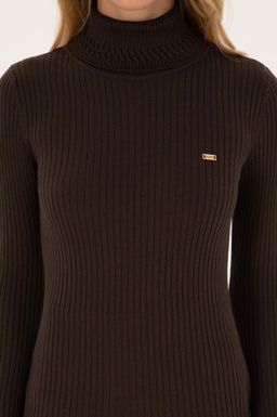 Kad_n Koyu Kahverengi Kazak - U.s. polo assn фото 6