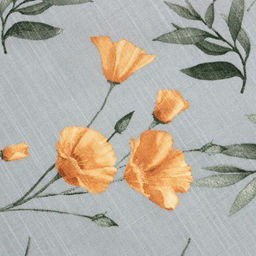 Комплект штор для кухни с подхватами Этель «Yellow poppies» 149×180 см - 2 шт.