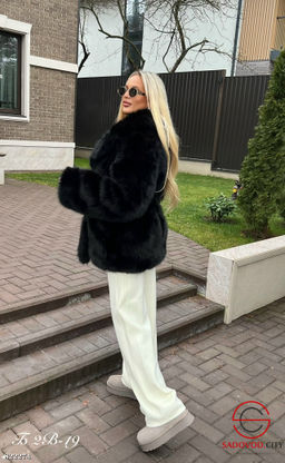 Шуба женская из искусственного меха