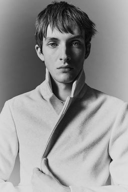 Abrigo en mezcla de lana Slim Fit