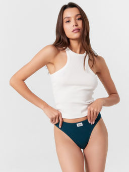 Цена за 2 штуки! Трусы женские слипы в зеленом цвете атлантическая глубина 412542