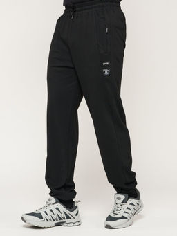 Брюки джоггеры спортивные большого размера мужские черного цвета 006Ch - FUYOUKAI фото 13