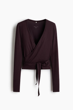 Top de deporte cruzado en modal - H&m фото 8
