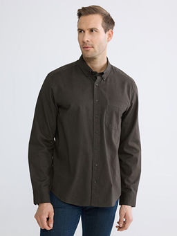 Regular Fit Gabardin Erkek G?mlek