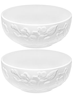 Набор 2 салатников 600 мл 15*15*6,5 см Цветущая сакура, фарфор - Elan gallery фото 3