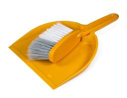 Совок д/мусора со щеткой ФАНГО колор