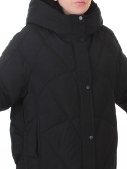 9913 BLACK Куртка зимняя женская (150 гр. холлофайбер)