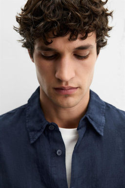 100% LINEN SHIRT - Zara фото 15