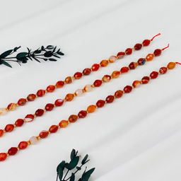 Бусины для украшений из Сардоникса (30 бусин) 37 см