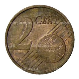 2 евроцента 2002 года F Германия