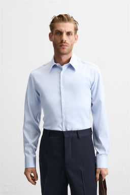 TEXTURED TWILL SHIRT - Zara фото 2