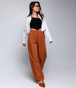 Брюки #КТ7785, терракотовый