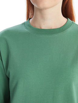 Bisiklet Yaka Kad?n Sweatshirt Elbise