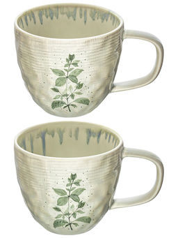 Чайная пара 4 пр. 280 мл 12,5*9*8 см Лимонная мята, фарфор - Elan gallery фото 16