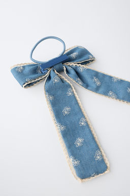 LAZO COLETERO PINZA BORDADOS / Azul - Zara фото 3