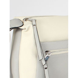 Сумка женская искусственная кожа ADEL-279/ММ. 1отдел+плеч/рем. бежевый/серый флотер 259115 - Adelia фото 4