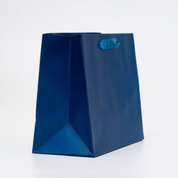 Цена за 2 шт. Пакет подарочный ламинированный «Синий», MS 23×18×10 см