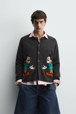MICKEY MOUSE WOOL CARDIGAN HARRY LAMBERT FOR ZARA X DISNEY  фото 2