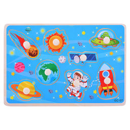 Пазл-вкладыш Полет в космос