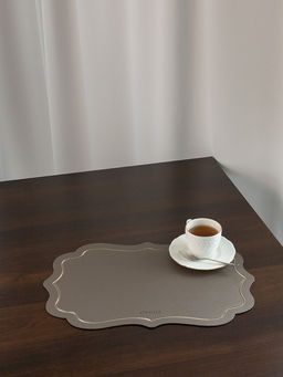 Салфетка сервировочная 45x30, 1шт. бронзовый ПВХ