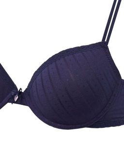 Темно-синий хлопковый бюстгальтер - Deseo фото 4