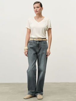 Футболка из крапивы 2903 молочная