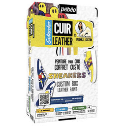 PEBEO Набор красок по коже Setacolor CUSTO SNEAKERS BOX 20 мл 295683