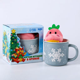 Новогодний набор Дракоша, игрушка в кружке, МИКС - Milo toys фото 2