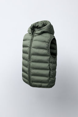 CHALECO ULTRALIGERO CAPUCHA WATER REPELLENT / Khaki - Zara фото 2