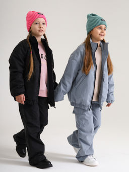 Куртка-бомбер VELUR, черная - Inzibe фото 6