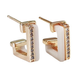 Серьги с керамикой