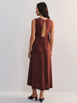 Льняное платье макси ZR2605012902-21 / Zarina фото 6