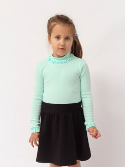 CRB wear/CWKG 63185-38 Водолазка для девочки,ментоловый/Ex.Cherubino