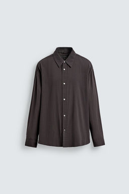 RELAXED FIT CHECK SHIRT - Zara фото 8