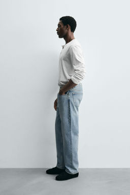 JEANS STRAIGHT FIT / Azul medio - Zara фото 4