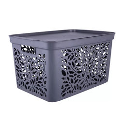 Корзина для белья LEAVES 30л 463*326*256мм. арт.С83900, С83901