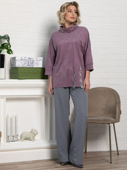 Джемпер Темп города (лиловый) Б15141-4М - Lt collection фото 6