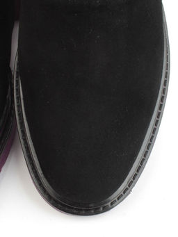 04-A3C1002-21B100M BLACK Ботинки зимние женские (натуральная замша, натуральная шерсть)