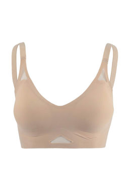 Ekru Dikissiz Lazer Kesim Gorunmez/Hayalet Balensiz Kapl? Bralette Orme Sutyen THMAW26SU00014
