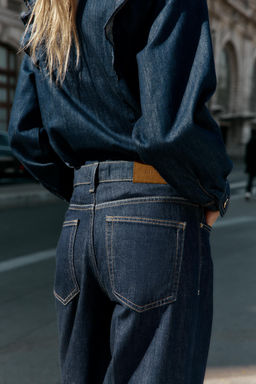 JEANS Z1975 STRAIGHT HIGH-WAIST - Zara фото 4
