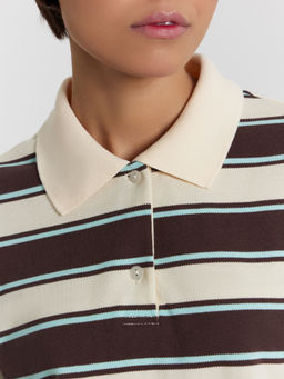 Поло женское в полоску - Mark formelle фото 4
