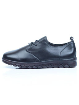 03-5908 BLACK Полуботинки женские (натуральная кожа)