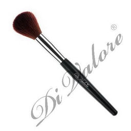 Di Valore 115-072 Кисть для пудры и румян (натуральный ворс), черная деревянная ручка
