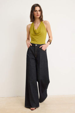 Siyah Duz Fitted Boyundan Baglamal? Kolsuz Aksesuar Detayl? C?tc?tl? Esnek Orme Body TWOSS26BD00025 - Trendyolmilla фото 6